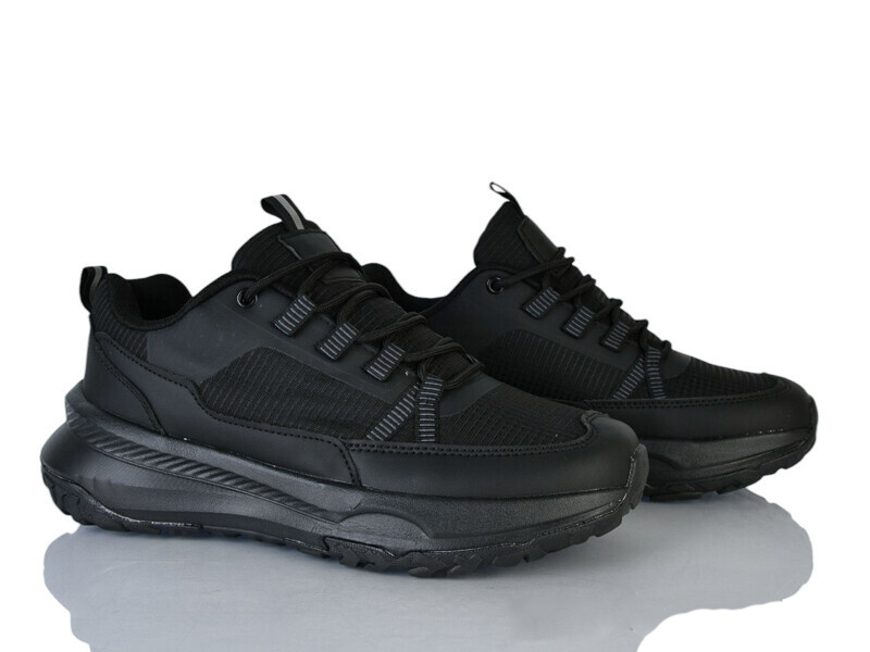 Кроссовки Бабочка (41-45) 44-42 black (деми)