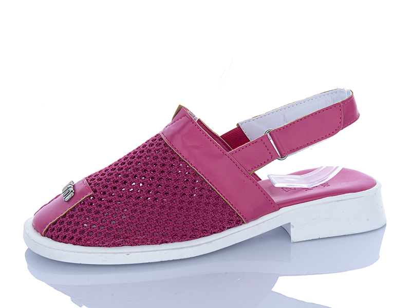 Босоножки Sali (37-40) 908 малиновий біл-п. (лето)