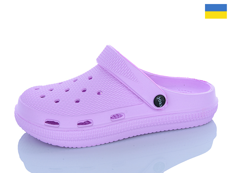 Кроксы Inblu (36-41) C98 бузковий (лето)