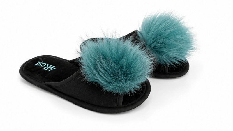 Тапочки Slipers (36-41) Паркетка бірюзовий (деми)
