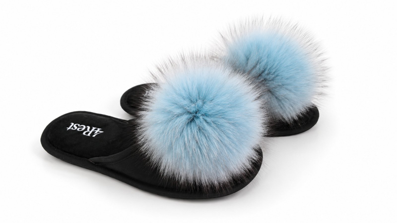 Тапочки Slipers (36-41) Паркетка блакитний (деми)
