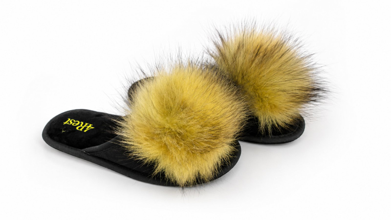 Тапочки Slipers (36-41) Паркетка жовтий (деми)