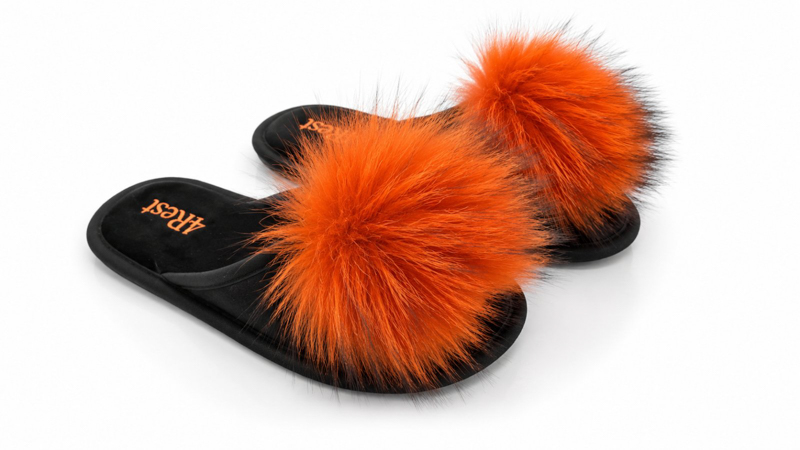 Тапочки Slipers (36-41) Паркетка помаранчевий (деми)