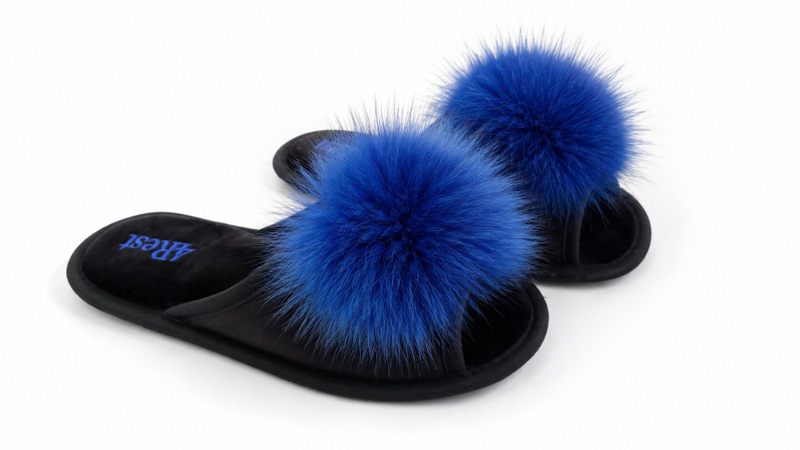 Тапочки Slipers (36-41) Паркетка синій (деми)