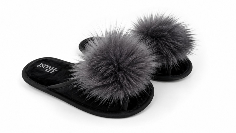 Тапочки Slipers (36-41) Паркетка сірий (деми)