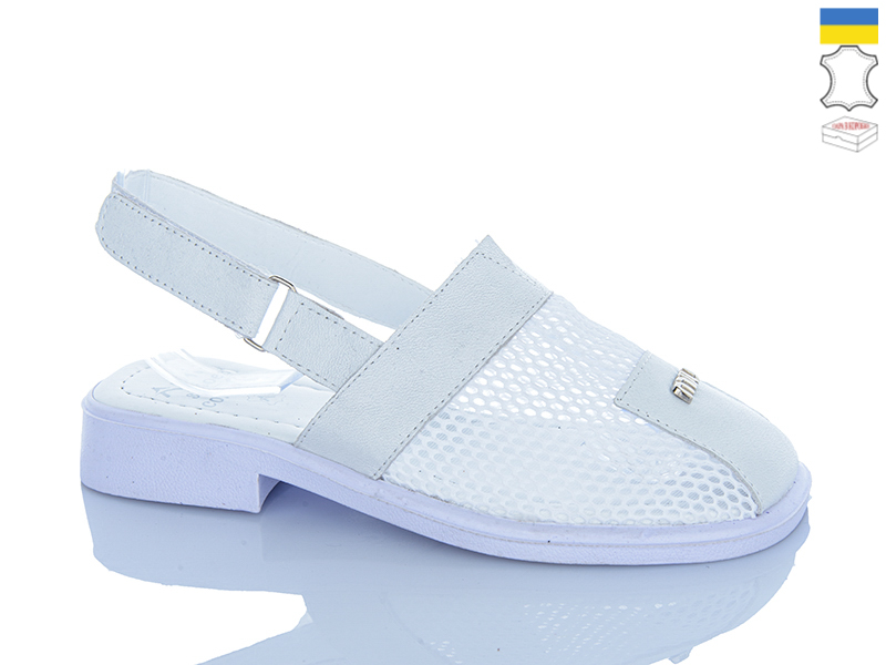 Босоножки Sali (36-41) 910 білий біл-п. (лето)