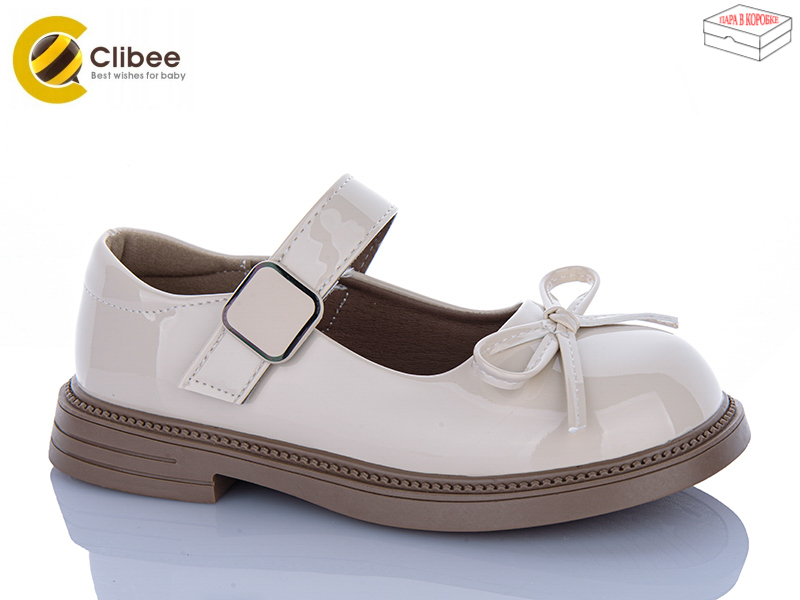 Туфли Clibee-Apawwa (31-36) DC801 beige (деми)