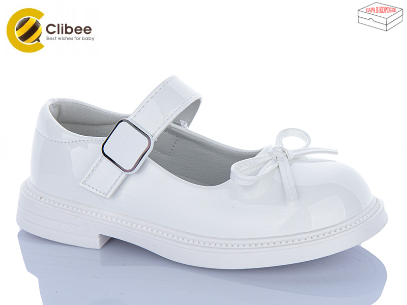 Туфли Clibee-Apawwa (31-36) DC801 white (деми)