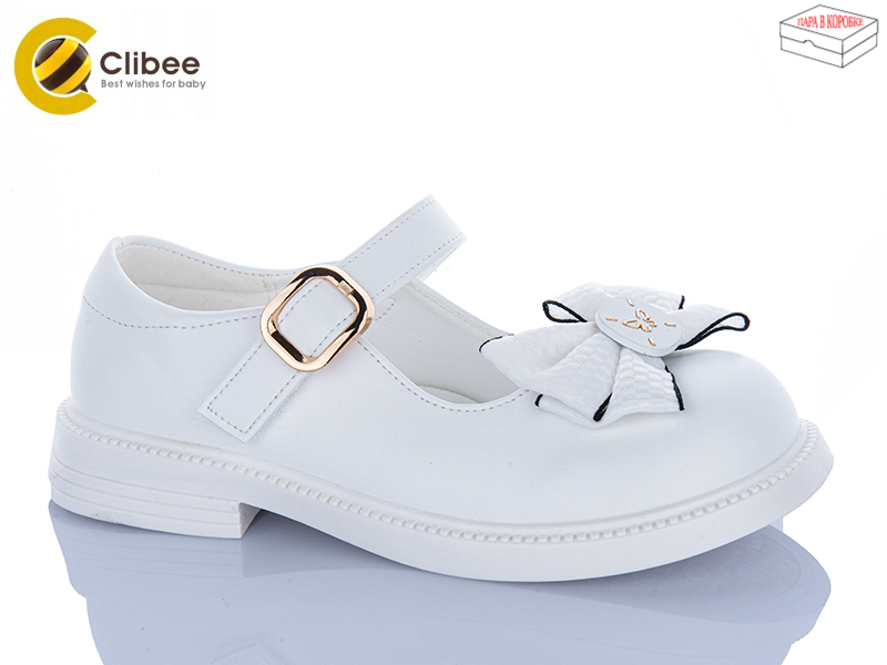 Туфли Clibee-Apawwa (32-37) DC805 white (деми)