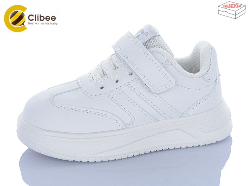 Кроссовки Clibee-Apawwa (26-31) EB776-1 white (деми)