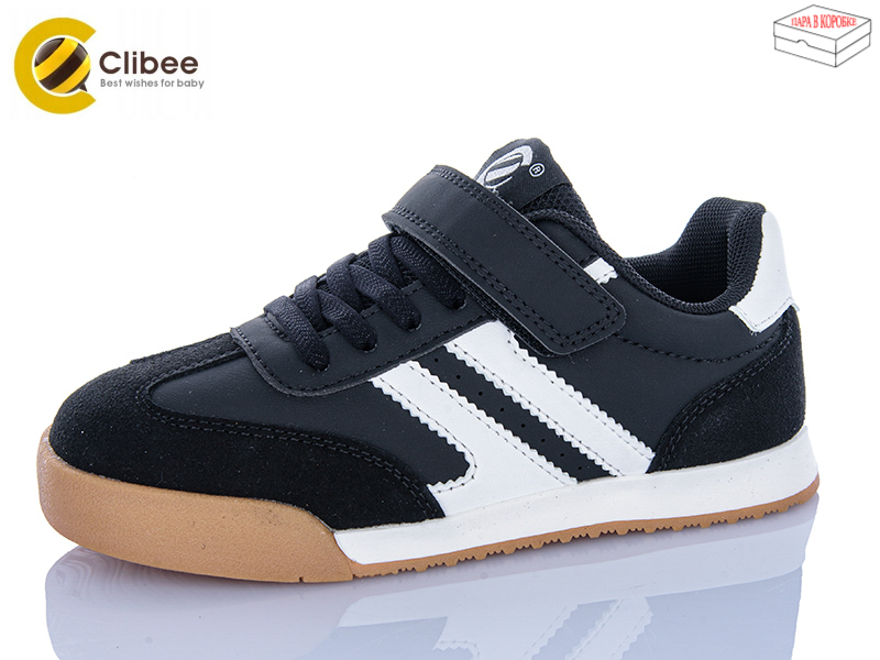 Кроссовки Clibee-Apawwa (32-37) EC777-1 black (деми)