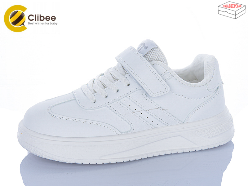 Кроссовки Clibee-Apawwa (34-39) ED783-1 white (деми)