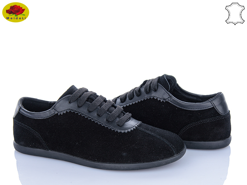 Кроссовки Meideli (36-40) 55252-3 black (деми)