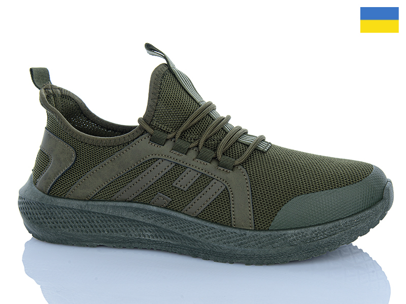 Кроссовки Dago (41-45) Крок M408 зелений (лето)