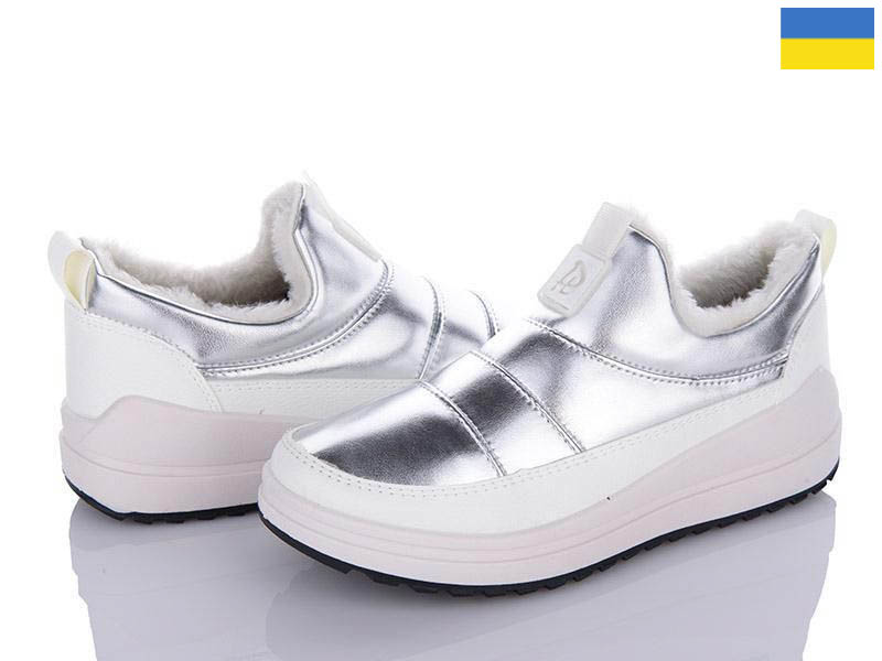 Кроссовки Paolla (37-42) 469 срібний (зима)
