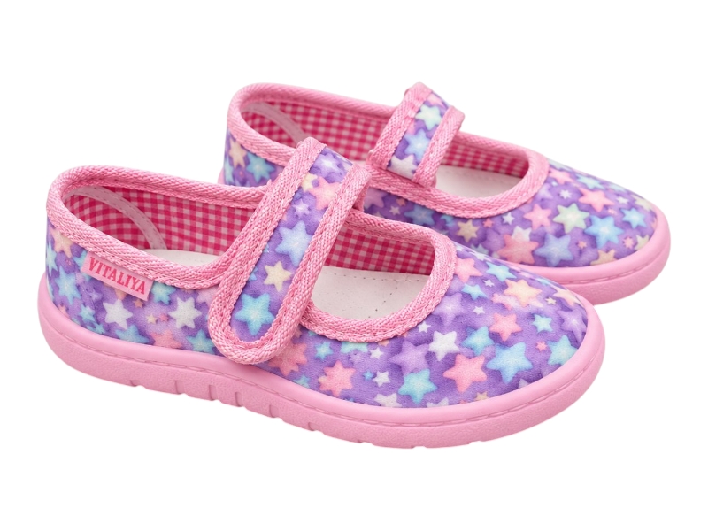 Тапочки Slipers (23-27) Сад зірка бузковий (деми)
