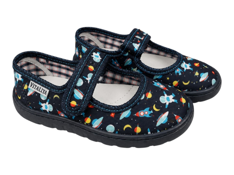 Тапочки Slipers (23-27) Сад космос т.синій (деми)