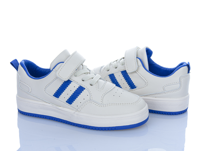 Кроссовки Clibee (31-36) FG23-2 white-blue (деми)