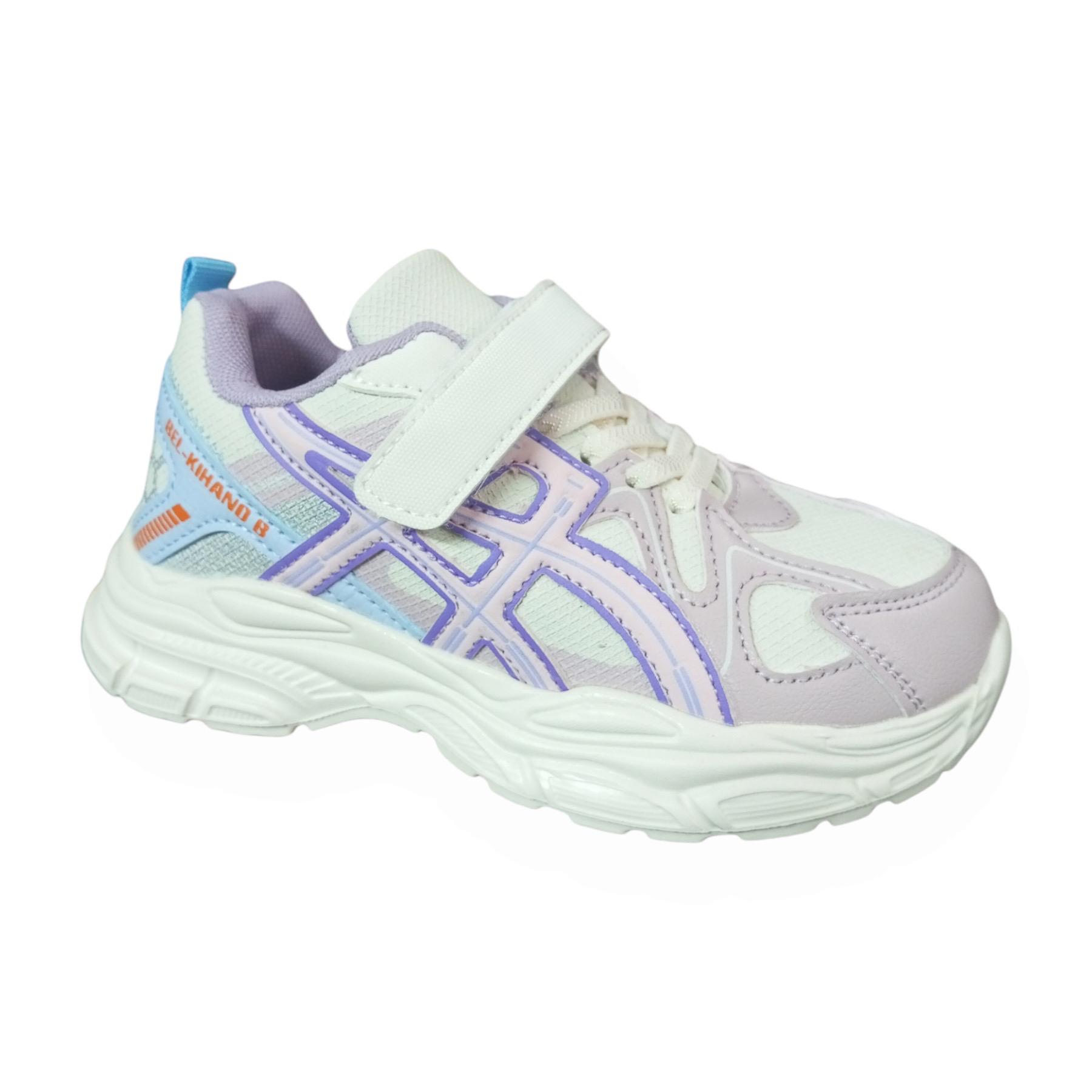 Кроссовки DvaClibee (31-36) AL-C301 beige-purple (деми)