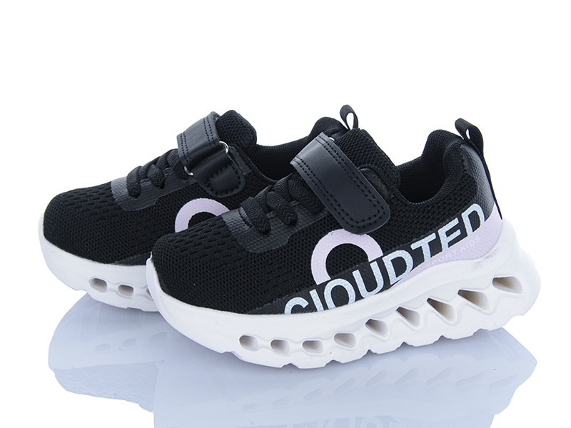 Кроссовки Clibee (25-30) LB3300 black-pink (деми)
