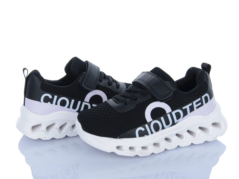 Кроссовки Clibee (31-36) LC3301 black-pink (деми)