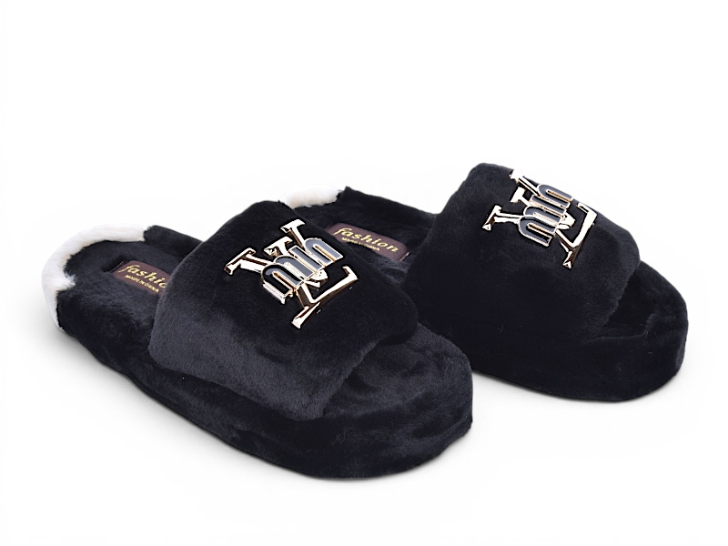 Тапочки ALEX M&L (36-41) JF15 black (зима)