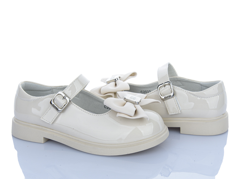 Туфли Clibee (28-35) ABC2033 beige (деми)
