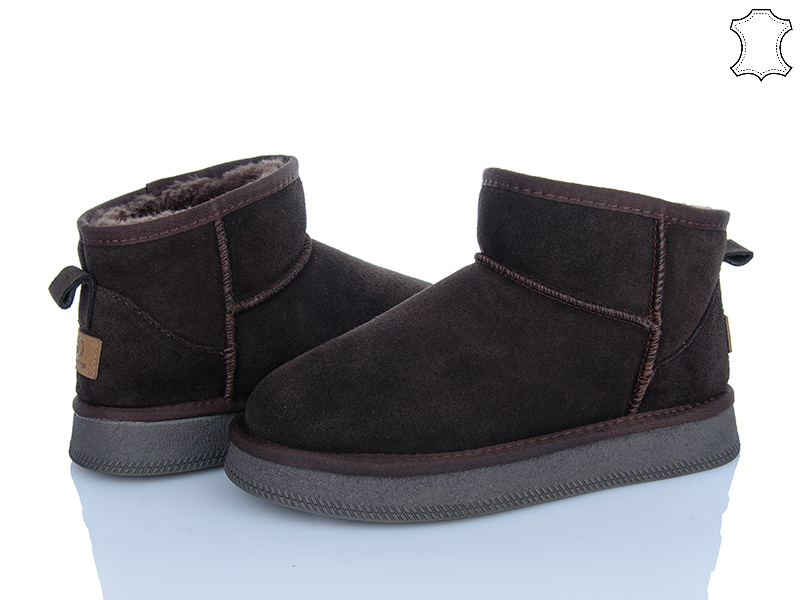 Угги PL PS (37-41) 5853 brown (зима)