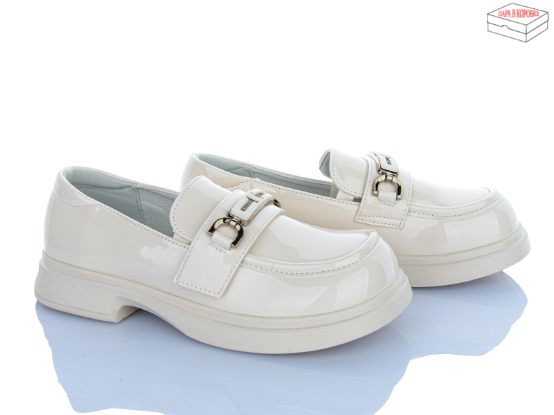 Туфли Clibee-ShoSho (31-36) ABC3663P beige (деми)