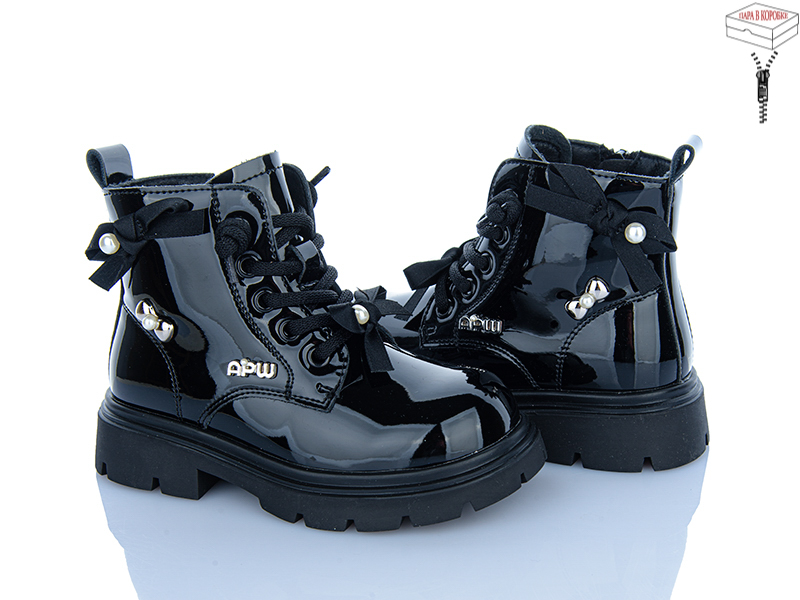 Ботинки Clibee-ShoSho (26-33) ABQ0872R black (деми)