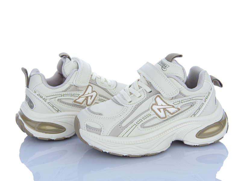 Кроссовки Clibee-ShoSho (27-31) ABY1562P-1 beige (деми)