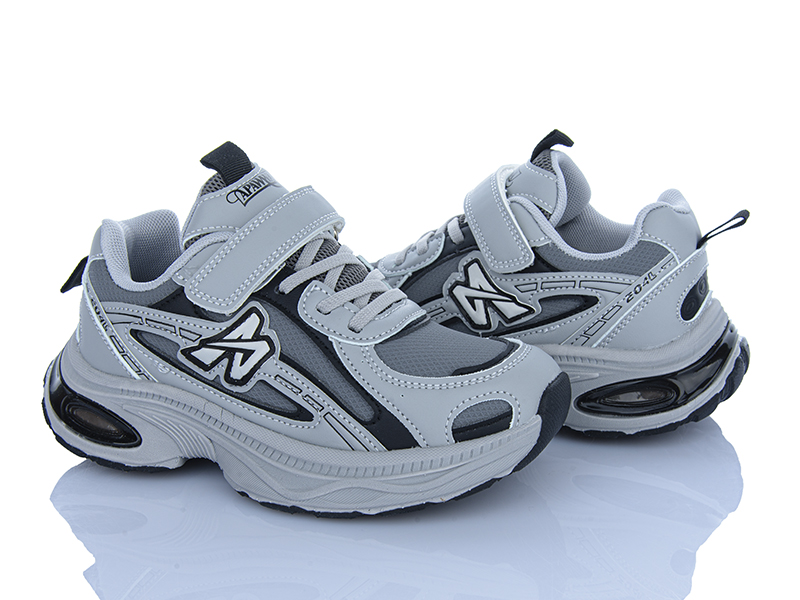 Кроссовки Clibee-ShoSho (32-37) ABY1563P-1 grey (деми)