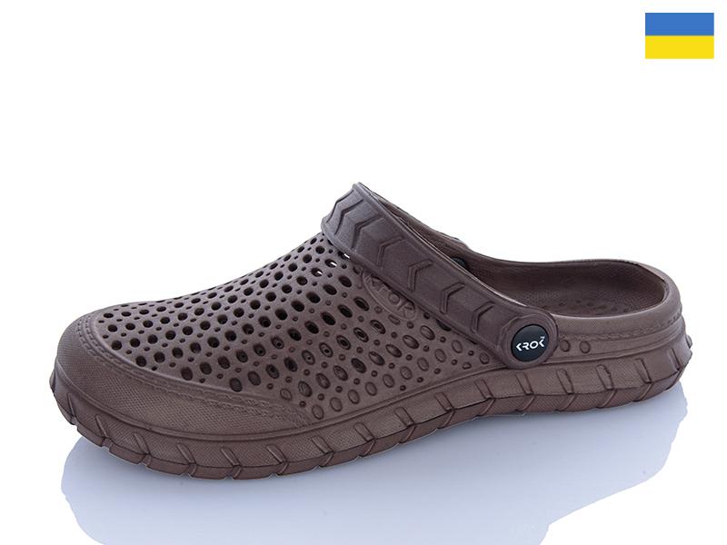 Кроксы Dago (36-41) Крок Ж62 шоколад (лето)
