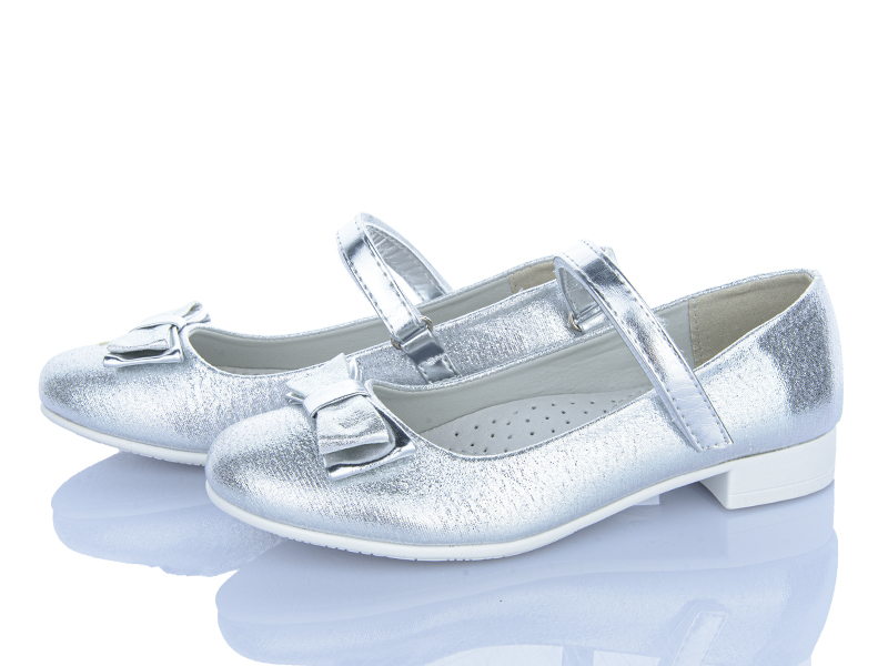 Туфли Apawwa (32-37) D86 silver (деми)