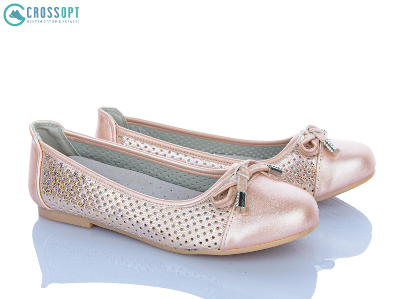 Туфли CrossOpt (31-36) D53 pink (лето)