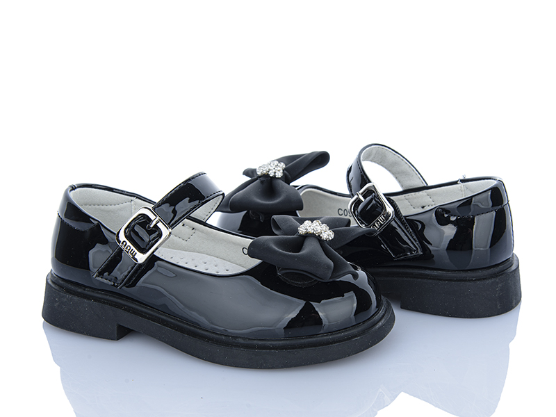 Туфли Clibee (24-29) AB0962-1 black (деми)