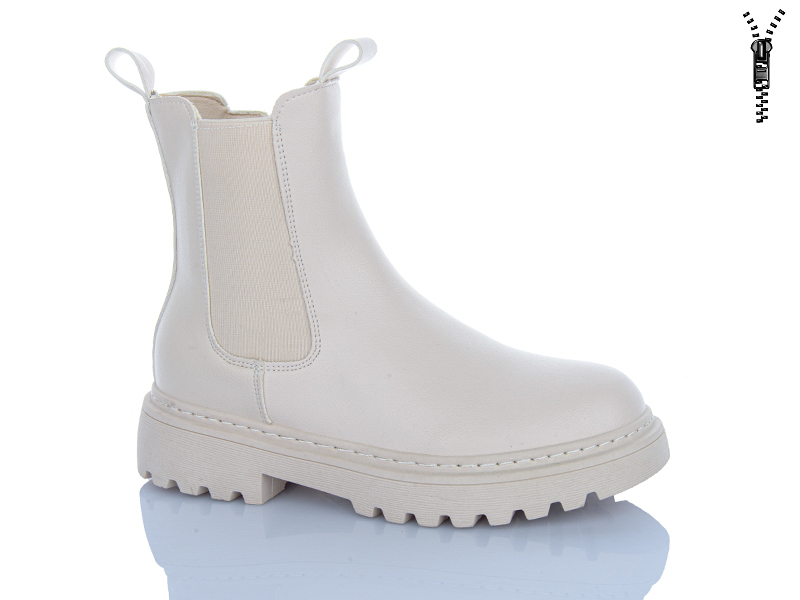 Ботинки JIBUKANG (36-41) 0025-02 beige (деми)