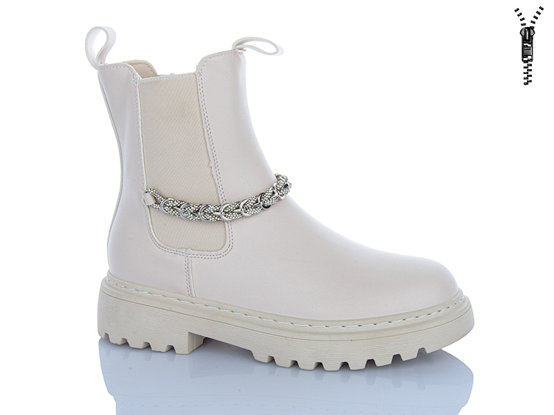 Ботинки JIBUKANG (36-41) 0025-020 beige (деми)