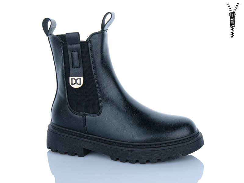 Ботинки JIBUKANG (36-41) 0025-021 black (деми)