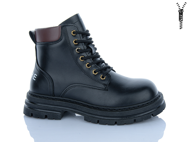 Ботинки JIBUKANG (36-40) 0025-036 black (деми)