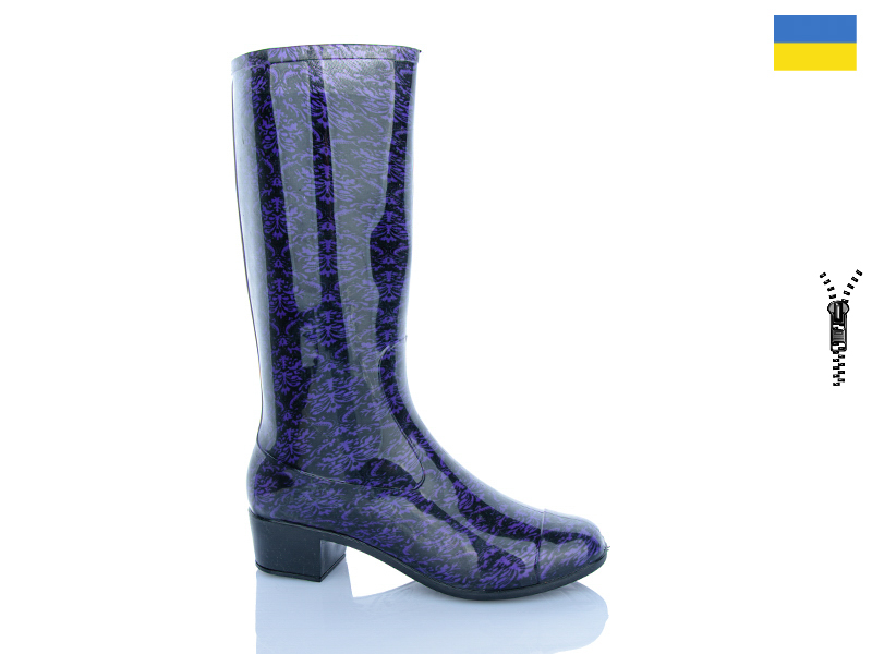 Сапоги RGP (36-41) 002 фіолетовий (деми)