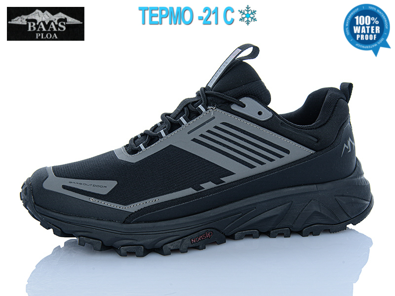 Кроссовки Baas (41-46) M7646-21C термо (деми)
