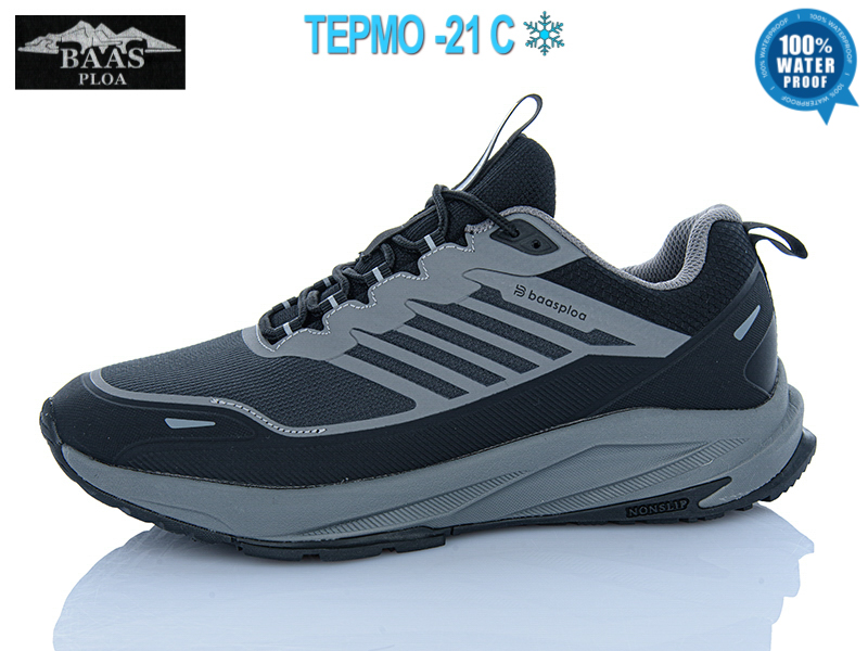 Кроссовки Baas (41-46) W3151-2C термо (деми)