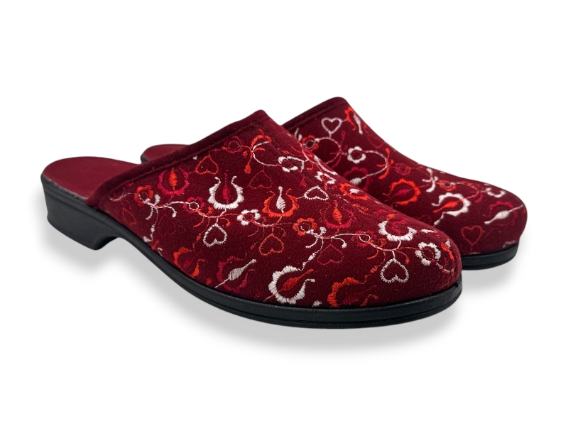Тапочки Rai shoes (36-41) 56425401 бордовий (деми)