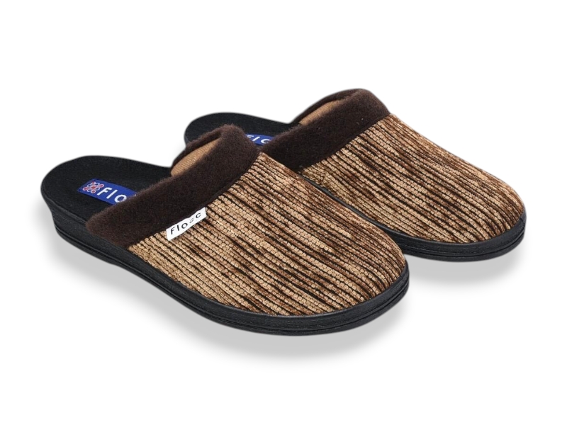 Тапочки Rai shoes (36-41) 74735720 св.коричневий (деми)