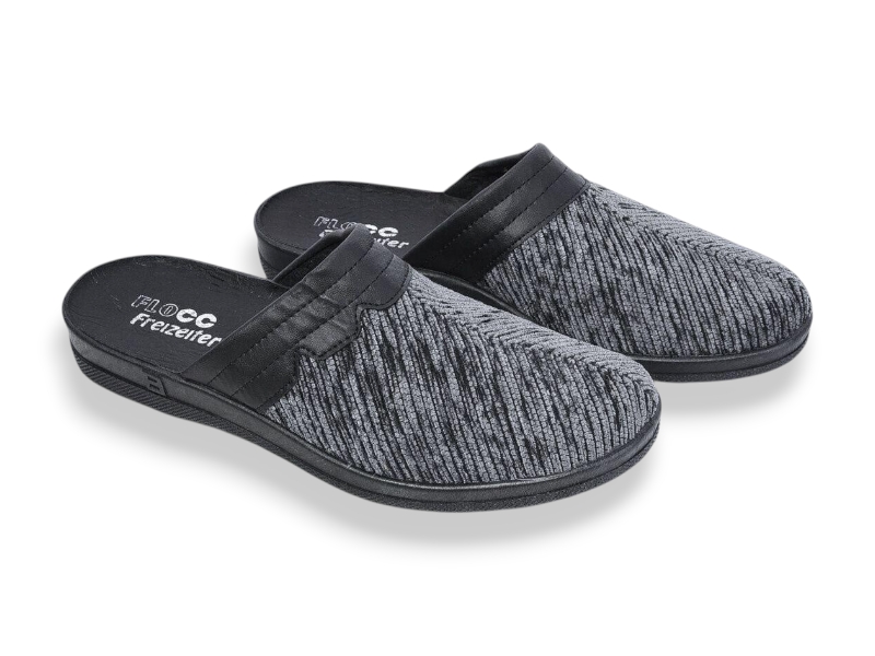 Тапочки Rai shoes (41-46) 95220359 сірий (деми)