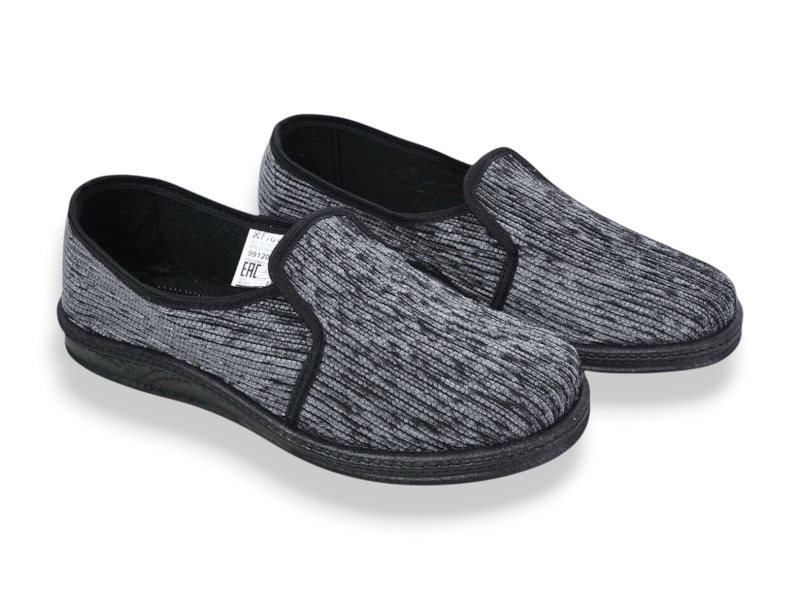 Тапочки Rai shoes (41-46) 99210359 сірий (деми)