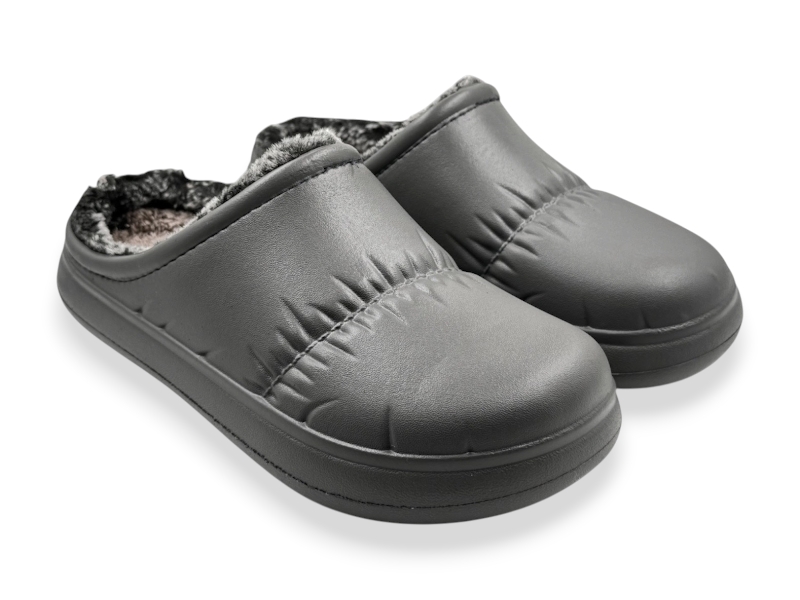 Сабо Rai shoes (36-41) C114 т.сірий (зима)