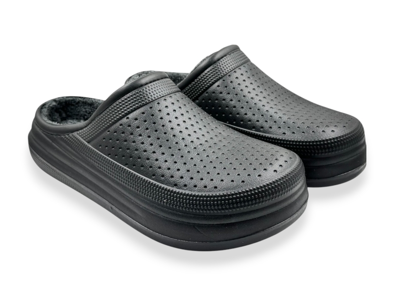 Сабо Rai shoes (41-45) C115 чорний (зима)