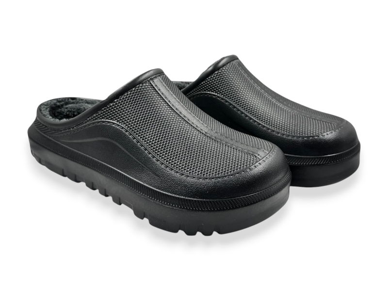 Сабо Rai shoes (41-45) C123 чорний (зима)